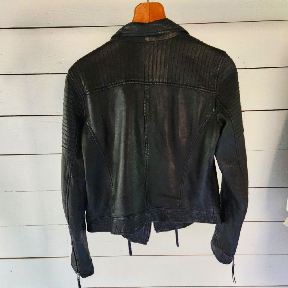 Treasure and Bond Leather Moto Jacket Size M - Picture 8 of 10